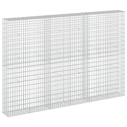 vidaXL Gabion with 3.5 mm Wire and 5x10 cm Mesh 300x30x200 cm 2