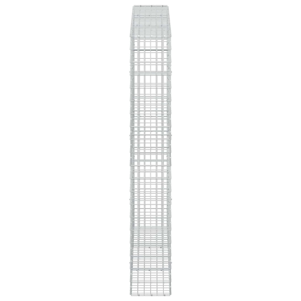vidaXL Gabion with 3.5 mm Wire and 5x10 cm Mesh 300x30x200 cm 4