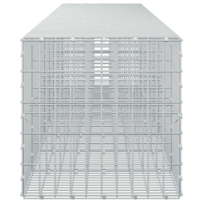 vidaXL Gabion with 3.5 mm Wire and 5x10 cm Mesh 800x50x50 cm 4