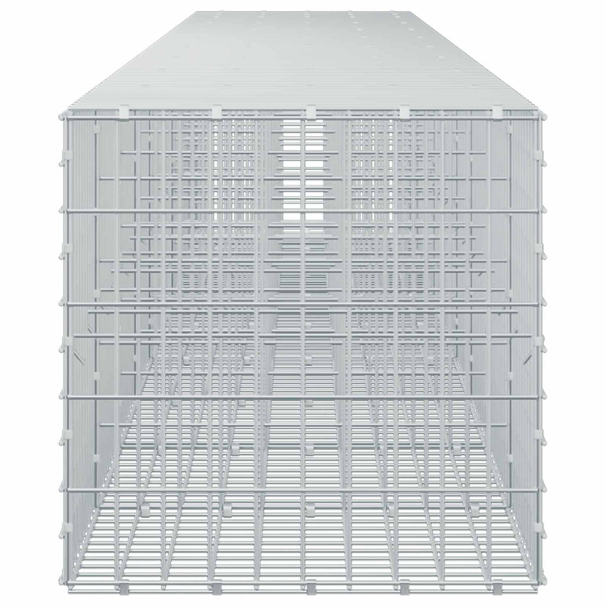 vidaXL Gabion with 3.5 mm Wire and 5x10 cm Mesh 900x50x50 cm 4