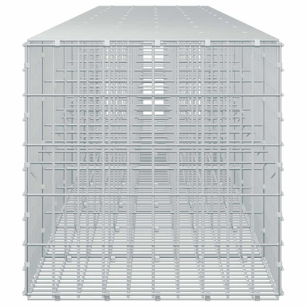 vidaXL Gabion with 3.5 mm Wire and 5x10 cm Mesh 950x50x50 cm 4