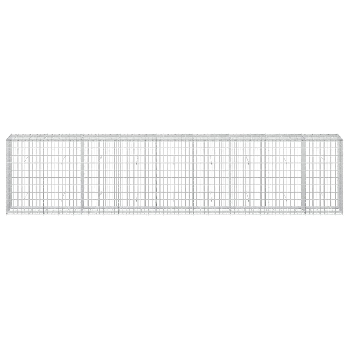vidaXL Gabion with 3.5 mm Wire and 5x10 cm Mesh 450x50x100 cm 3