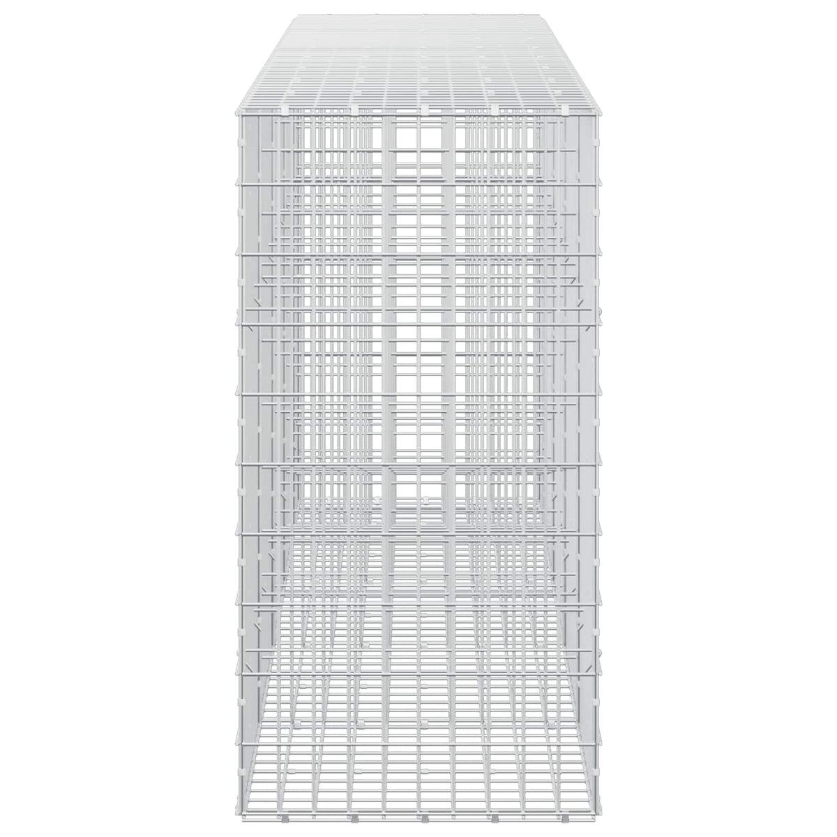vidaXL Gabion with 3.5 mm Wire and 5x10 cm Mesh 450x50x100 cm 4