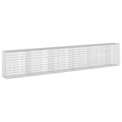 vidaXL Gabion with 3.5 mm Wire and 5x10 cm Mesh 550x50x100 cm 2