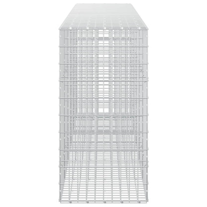 vidaXL Gabion with 3.5 mm Wire and 5x10 cm Mesh 550x50x100 cm 4