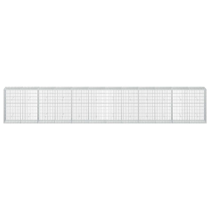 vidaXL Gabion with 3.5 mm Wire and 5x10 cm Mesh 600x50x100 cm 3