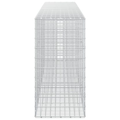 vidaXL Gabion with 3.5 mm Wire and 5x10 cm Mesh 600x50x100 cm 4