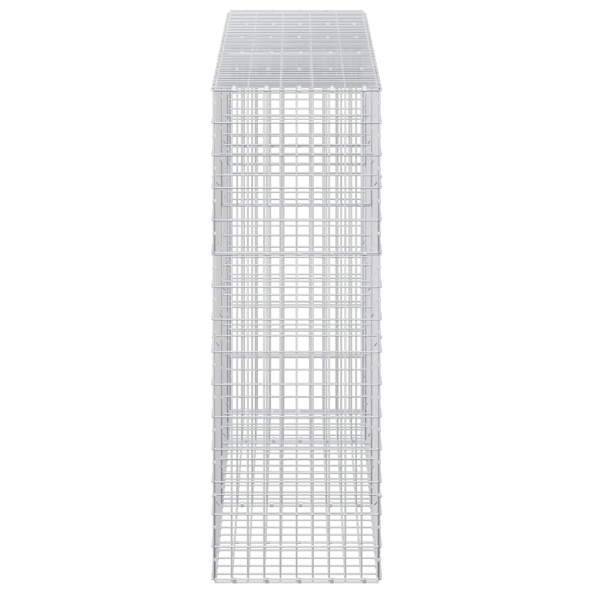 vidaXL Gabion with 3.5 mm Wire and 5x10 cm Mesh 250x50x150 cm 4