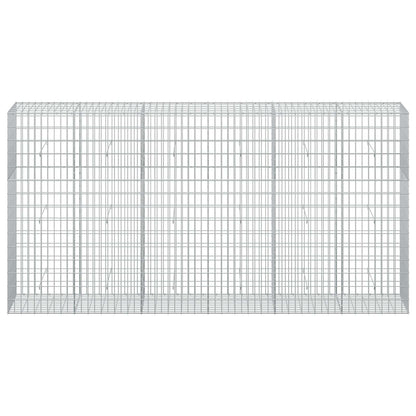 vidaXL Gabion with 3.5 mm Wire and 5x10 cm Mesh 300x50x150 cm 3