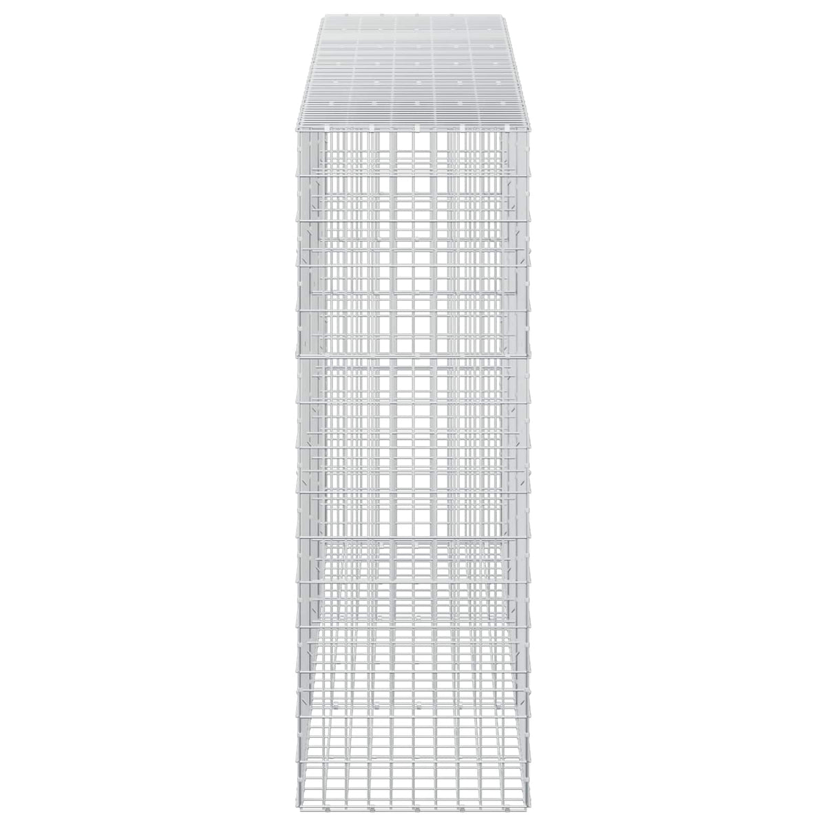vidaXL Gabion with 3.5 mm Wire and 5x10 cm Mesh 300x50x150 cm 4