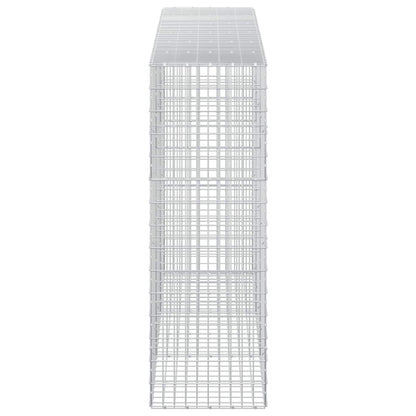 vidaXL Gabion with 3.5 mm Wire and 5x10 cm Mesh 300x50x150 cm 4
