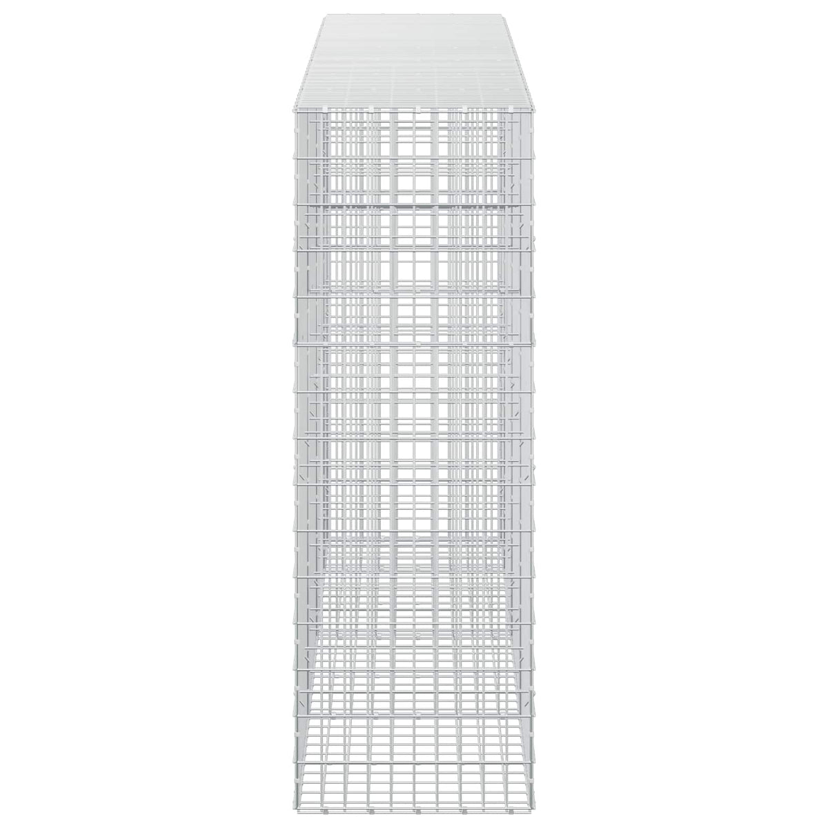 vidaXL Gabion with 3.5 mm Wire and 5x10 cm Mesh 350x50x150 cm 4