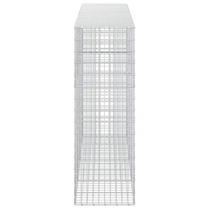 vidaXL Gabion with 3.5 mm Wire and 5x10 cm Mesh 350x50x150 cm 4
