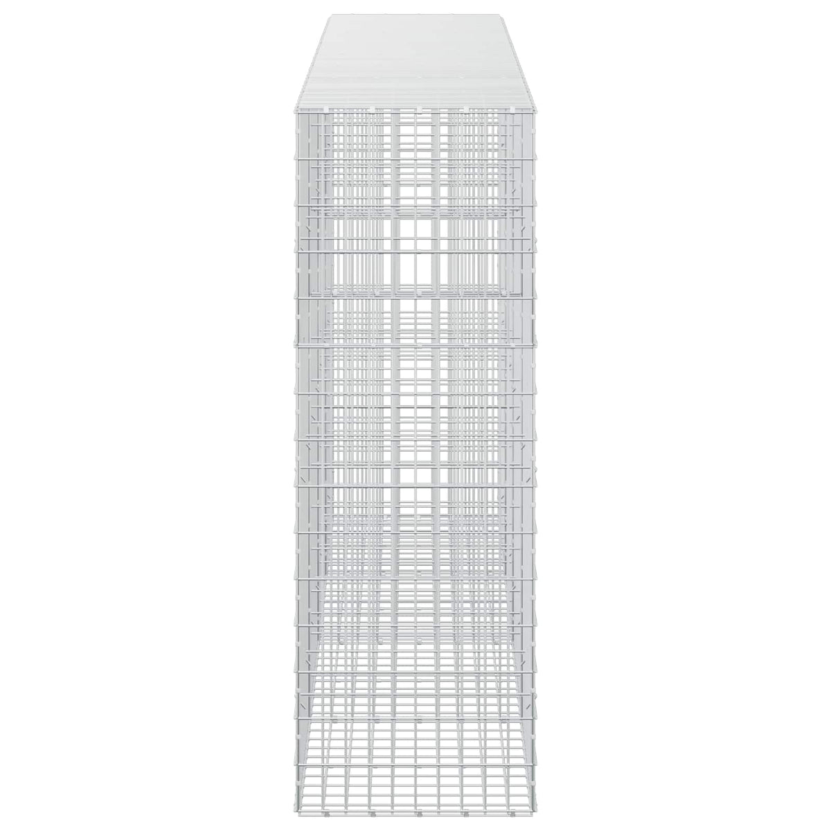 vidaXL Gabion with 3.5 mm Wire and 5x10 cm Mesh 400x50x150 cm 4