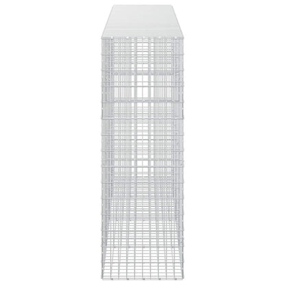 vidaXL Gabion with 3.5 mm Wire and 5x10 cm Mesh 400x50x150 cm 4