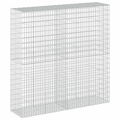 vidaXL Gabion with 3.5 mm Wire and 5x10 cm Mesh 200x50x200 cm 2