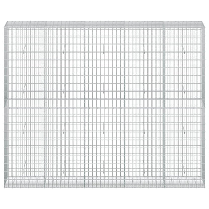 vidaXL Gabion with 3.5 mm Wire and 5x10 cm Mesh 250x50x200 cm 3