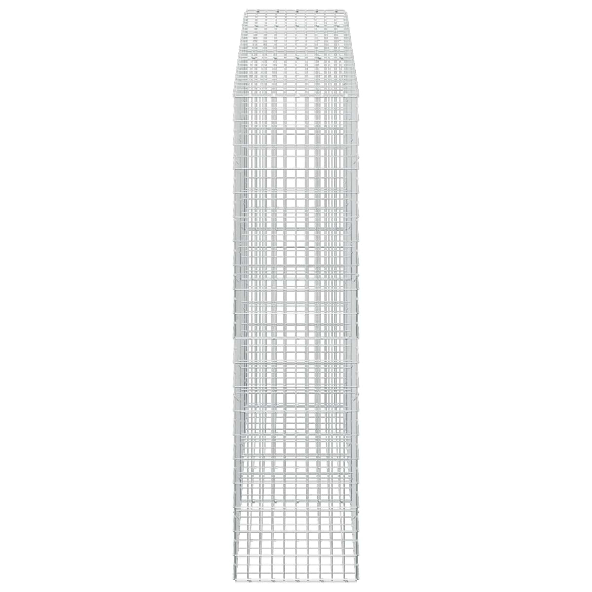 vidaXL Gabion with 3.5 mm Wire and 5x10 cm Mesh 250x50x200 cm 4