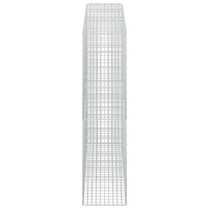 vidaXL Gabion with 3.5 mm Wire and 5x10 cm Mesh 250x50x200 cm 4