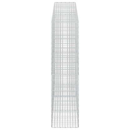 vidaXL Gabion with 3.5 mm Wire and 5x10 cm Mesh 300x50x200 cm 4