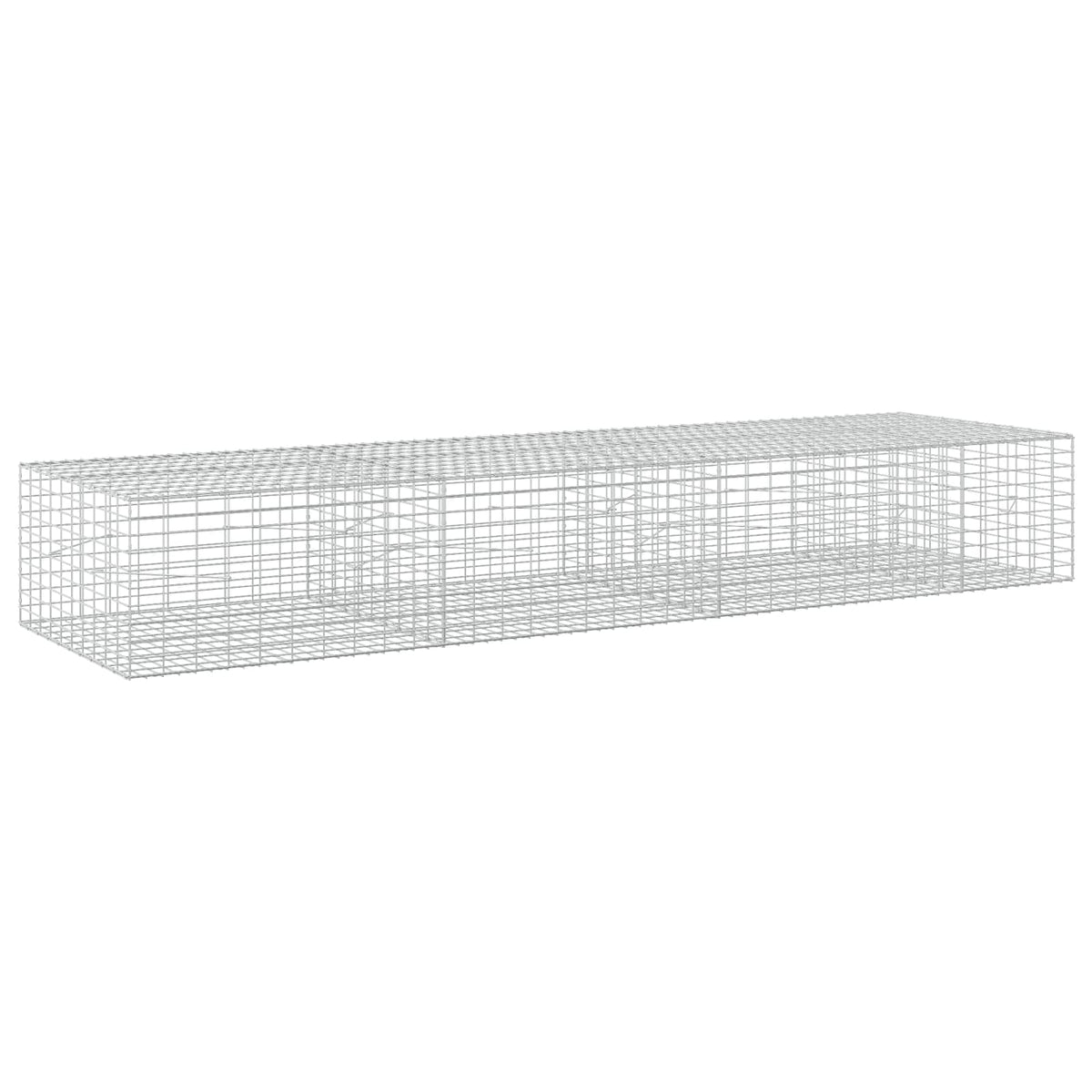 vidaXL Gabion with 3.5 mm Wire and 5x10 cm Mesh 350x100x50 cm 2