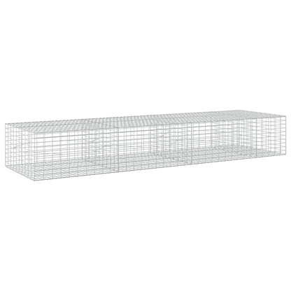 vidaXL Gabion with 3.5 mm Wire and 5x10 cm Mesh 350x100x50 cm 2