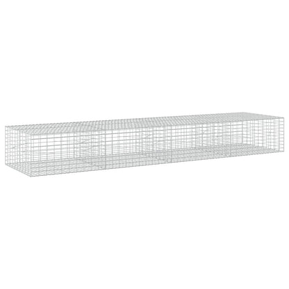 vidaXL Gabion with 3.5 mm Wire and 5x10 cm Mesh 400x100x50 cm 2