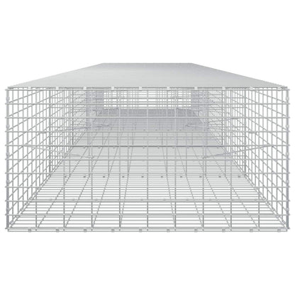 vidaXL Gabion with 3.5 mm Wire and 5x10 cm Mesh 500x100x50 cm 4