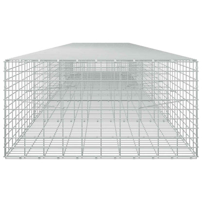 vidaXL Gabion with 3.5 mm Wire and 5x10 cm Mesh 550x100x50 cm 4
