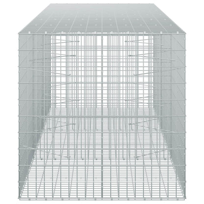 vidaXL Gabion with 3.5 mm Wire and 5x10 cm Mesh 300x100x100 cm 4