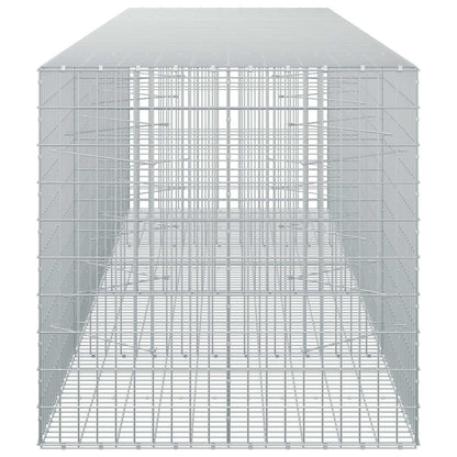 vidaXL Gabion with 3.5 mm Wire and 5x10 cm Mesh 400x100x100 cm 4