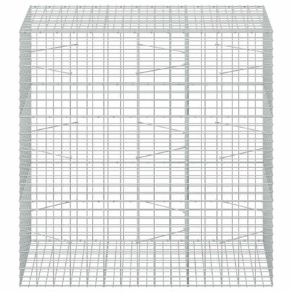 vidaXL Gabion with 3.5 mm Wire and 5x10 cm Mesh 150x100x150 cm 3