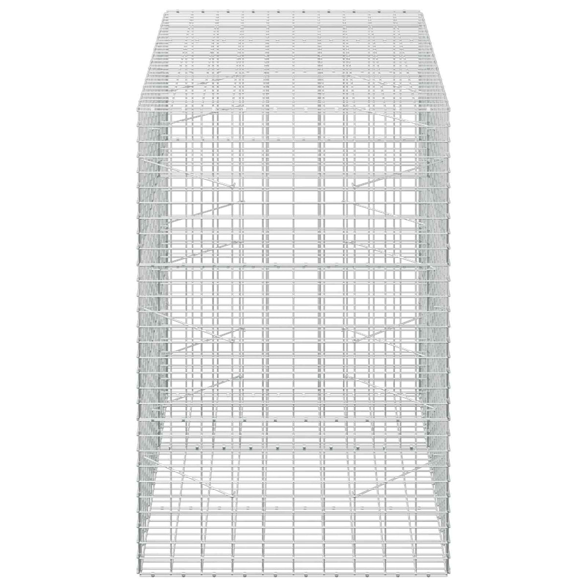 vidaXL Gabion with 3.5 mm Wire and 5x10 cm Mesh 150x100x150 cm 4