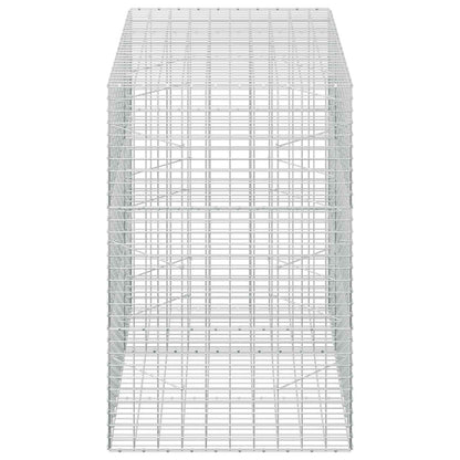 vidaXL Gabion with 3.5 mm Wire and 5x10 cm Mesh 150x100x150 cm 4