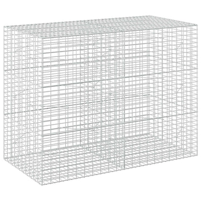 vidaXL Gabion with 3.5 mm Wire and 5x10 cm Mesh 200x100x150 cm 2