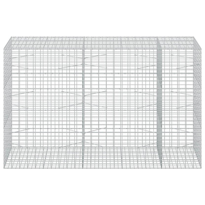 Gabion with 3.5 mm Wire and 5x10 cm Mesh 50x100x150 cm Height 150 cm Thickness 100 cm 50–1000 cm 250 cm