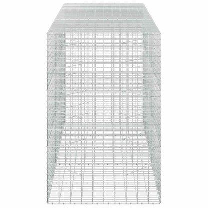 vidaXL Gabion with 3.5 mm Wire and 5x10 cm Mesh 250x100x150 cm 4
