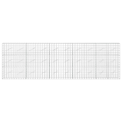 Gabion with 3.5 mm Wire and 10x10 cm Mesh 50x10x150 cm Height 150 cm Thickness 10 cm 50–1000 cm 500 cm