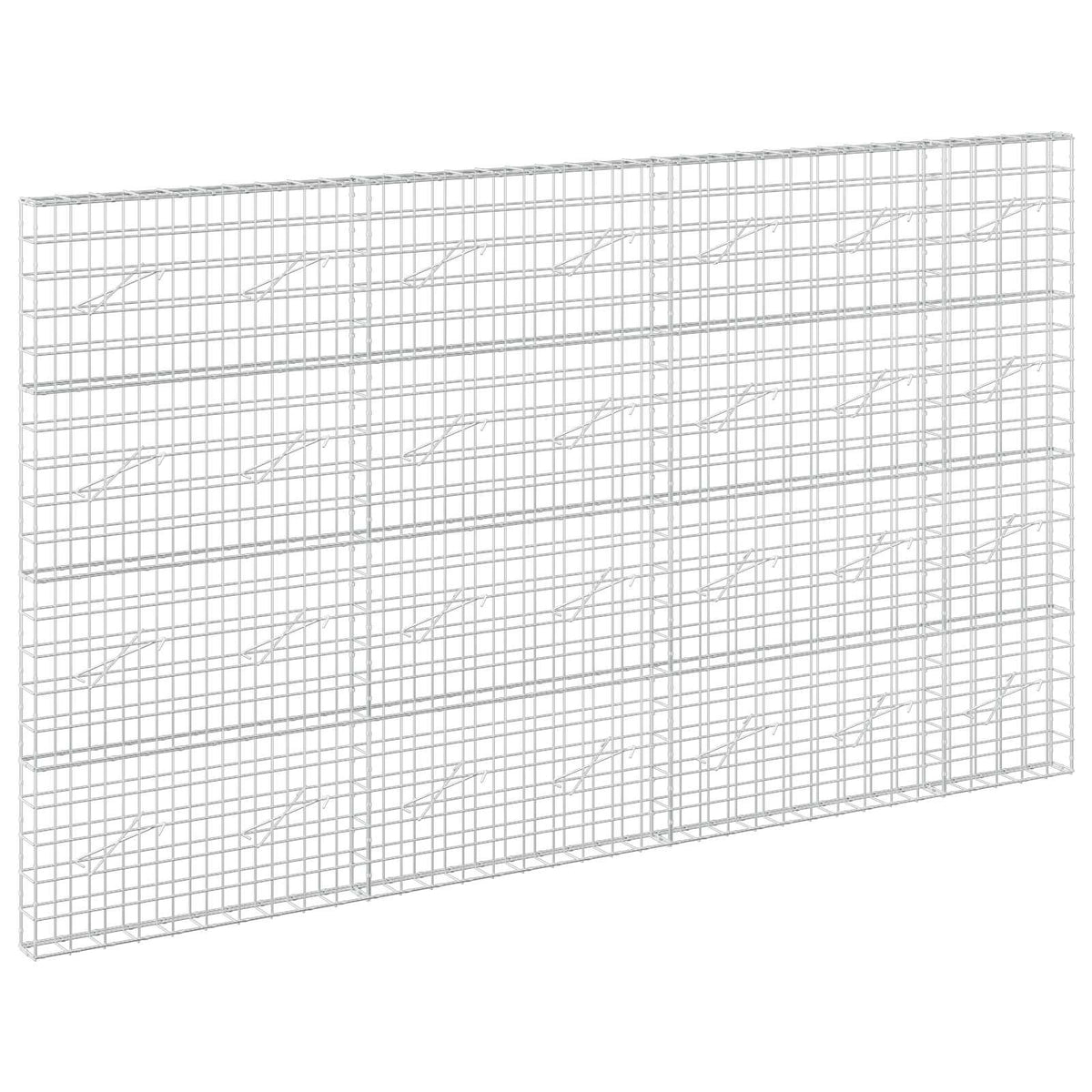 vidaXL Gabion with 3.5 mm Wire and 10x10 cm Mesh 350x10x200 cm 2