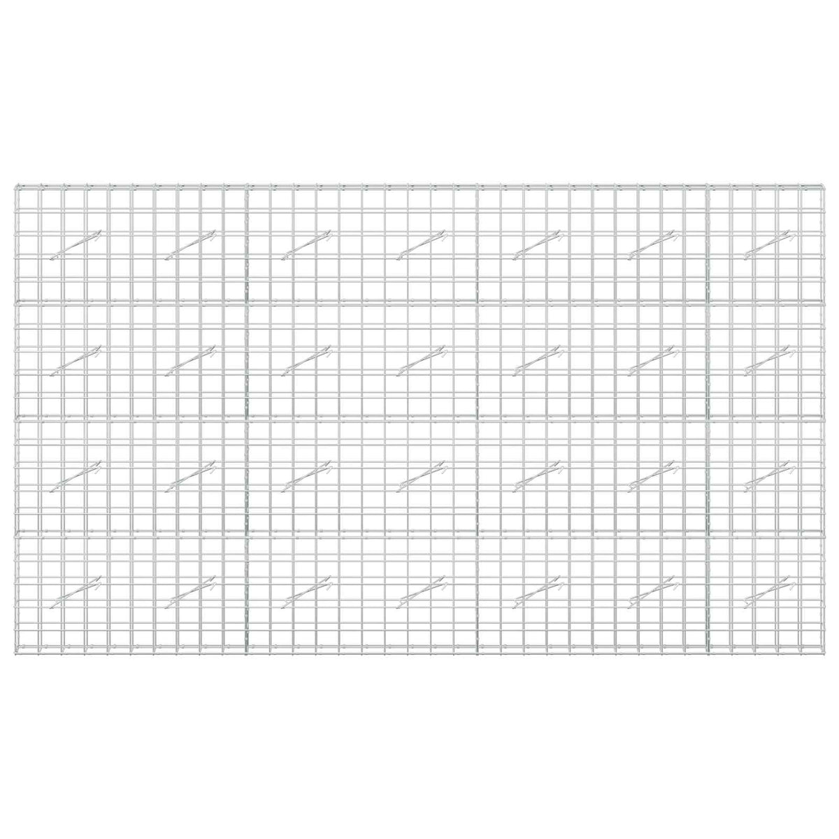 vidaXL Gabion with 3.5 mm Wire and 10x10 cm Mesh 350x10x200 cm 3