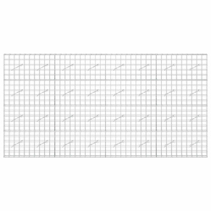 vidaXL Gabion with 3.5 mm Wire and 10x10 cm Mesh 400x10x200 cm 3