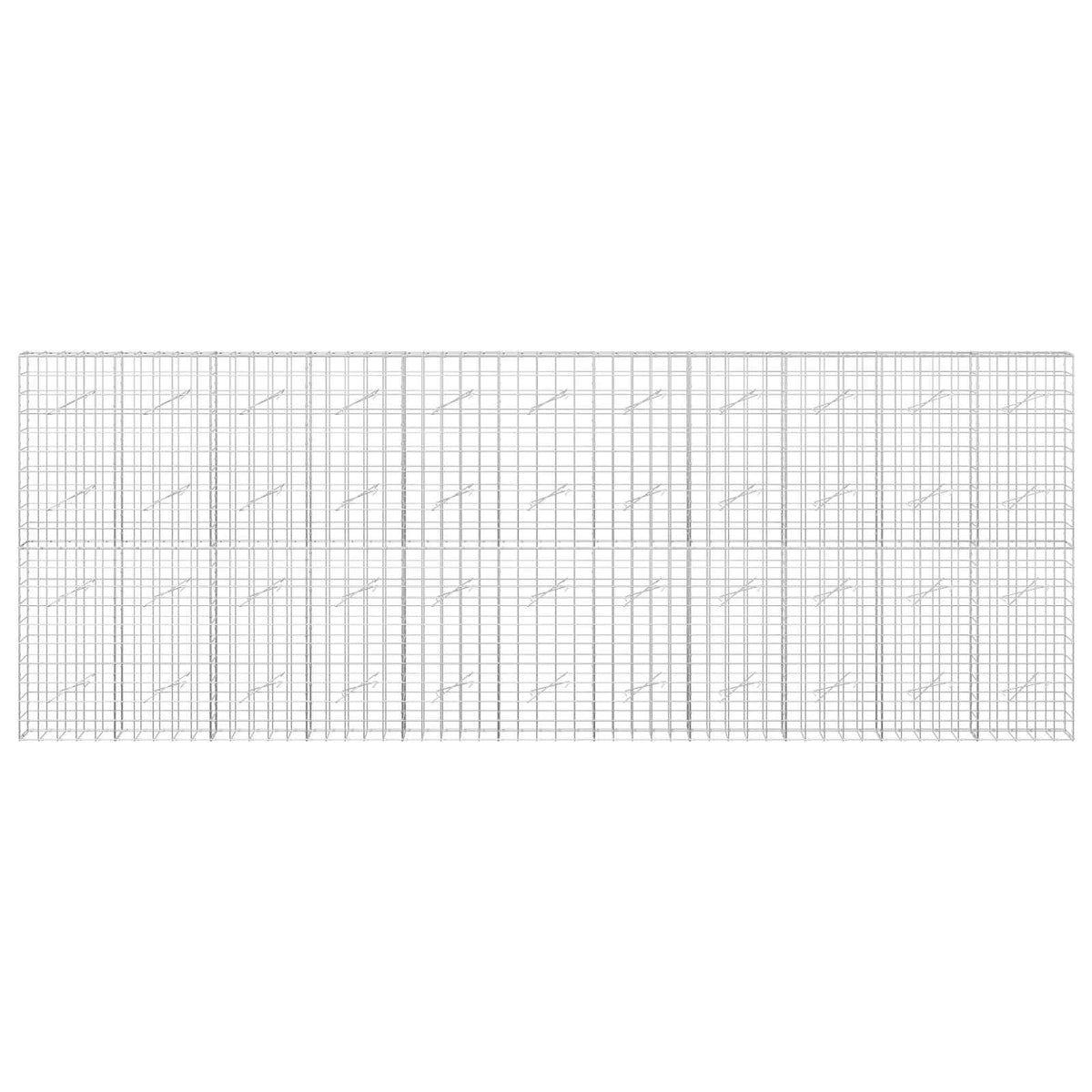 Gabion with 3.5 mm Wire and 10x10 cm Mesh 50x10x200 cm Height 200 cm Thickness 10 cm 50–1000 cm 550 cm
