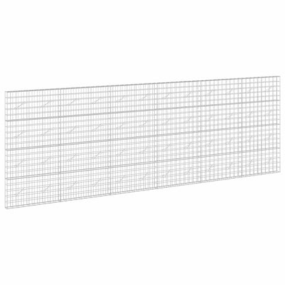vidaXL Gabion with 3.5 mm Wire and 10x10 cm Mesh 600x10x200 cm 2