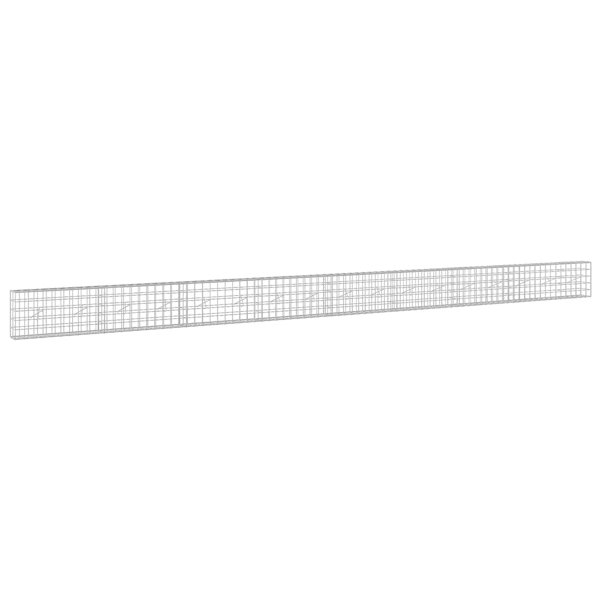 vidaXL Gabion with 3.5 mm Wire and 10x10 cm Mesh 850x20x50 cm 2