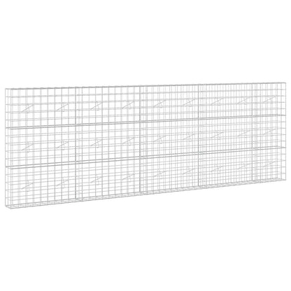 vidaXL Gabion with 3.5 mm Wire and 10x10 cm Mesh 450x20x150 cm 2