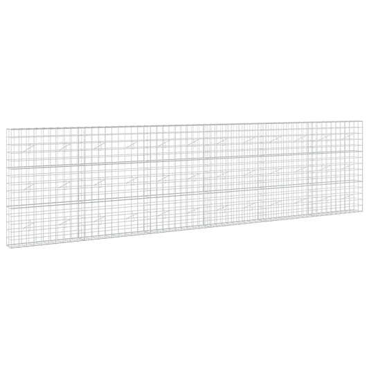 vidaXL Gabion with 3.5 mm Wire and 10x10 cm Mesh 600x20x150 cm 2