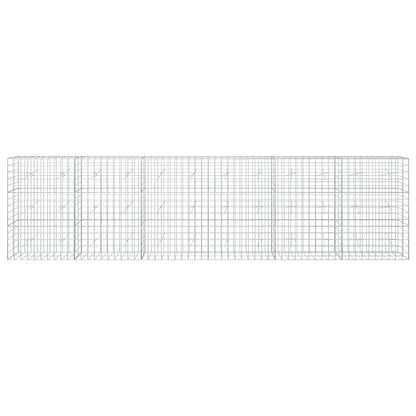 vidaXL Gabion with 3.5 mm Wire and 10x10 cm Mesh 600x20x150 cm 3