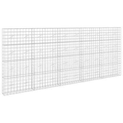 vidaXL Gabion with 3.5 mm Wire and 10x10 cm Mesh 500x20x200 cm 2