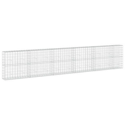 vidaXL Gabion with 3.5 mm Wire and 10x10 cm Mesh 550x30x100 cm 2