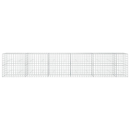 vidaXL Gabion with 3.5 mm Wire and 10x10 cm Mesh 550x30x100 cm 3